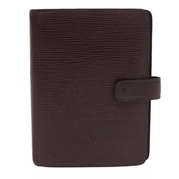 LOUIS VUITTON Epi Agenda MM Day Planner Cover Mocha R2004D LV Auth 54126 - Picture 2 of 15